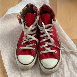 Red Converse High Tops
